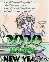 maxine happy 2020 animovaný GIF