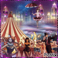 The circus - GIF animé gratuit