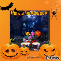 Happy Halloween with humor - Darmowy animowany GIF