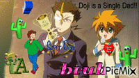 doji is a single dad アニメーションGIF