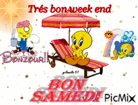 bonjour animowany gif