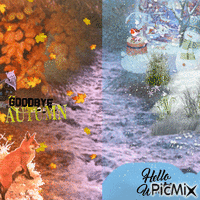 Goodbye Autumn! Hello Winter! Animated GIF