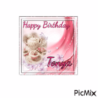 Cake and Tea Happy Birthday Tonya