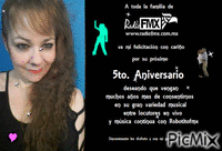 RadioFMX V aniersario - Бесплатный анимированный гифка