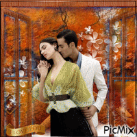 Couple in Love 动画 GIF