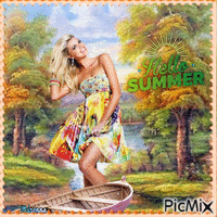 Summer - Бесплатный анимированный гифка