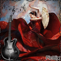 Flamenco - GIF animate gratis