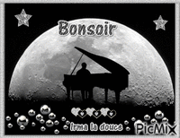 Bonsoir - Bezmaksas animēts GIF
