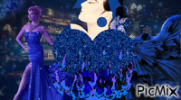 Blue Velvet - Lana Del Rey animovaný GIF