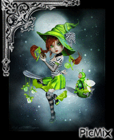 Candy Witch. - GIF animé gratuit