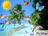 le reve - Darmowy animowany GIF