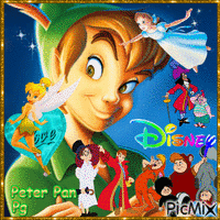 Peter Pan - Безплатен анимиран GIF