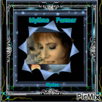 Mylène Farmer animált GIF