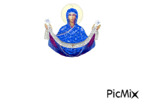 Holy Cover of Divine Mother - Nemokamas animacinis gif