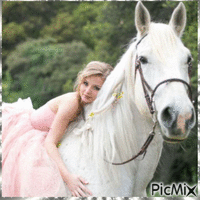 Femme et son cheval