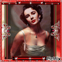 "Liz Taylor" - CONCOURS - Free animated GIF