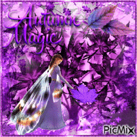 Purple Fairy - GIF animasi gratis