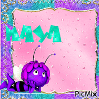 Maya labeille animasyonlu GIF
