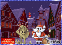 crazy santa claus - Безплатен анимиран GIF