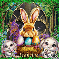 Adorable Francine merci - GIF animé gratuit