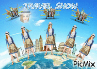 TRAVEL SHOW animovaný GIF
