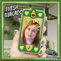 ♣Fresh Avacado Selfie♣ animovaný GIF