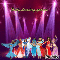 Belly dancing galore animovaný GIF
