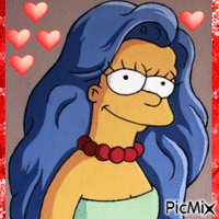 Marge Simpson animasyonlu GIF