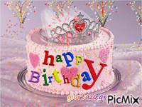 happy birthday! animasyonlu GIF