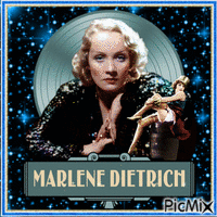 Marlene Dietrich # - GIF animé gratuit