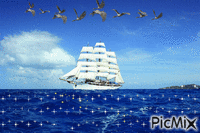la mer - Bezmaksas animēts GIF