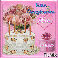 Buon compleanno Luisa animeret GIF
