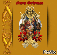 MERRY CHRISTMAS анимиран GIF