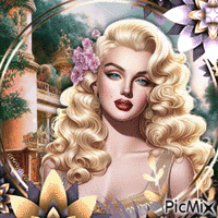 Marilyn Monroe - GIF animé gratuit