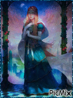 la princesse du palais animovaný GIF