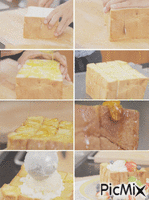 Japanese Honey Toast - GIF animado grátis