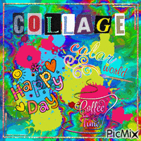 Color Collage - Бесплатный анимированный гифка