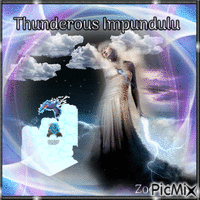 Thunderous Impundulu animovaný GIF