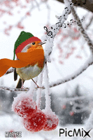 melodie hiver GIF animé