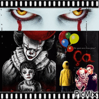Film: Le clown tueur d'enfants - GIF animé gratuit