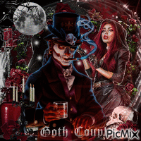 Gothic-Paar - Free animated GIF