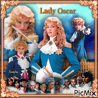 Montage Lady Oscar ! - GIF animé gratuit