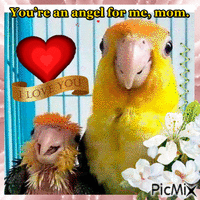 I love you mommy. GIF animasi