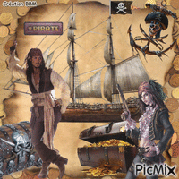 Pirates par BBM анимированный гифка