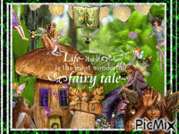 Fairy World geanimeerde GIF