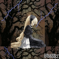 gothic anime - Gratis geanimeerde GIF