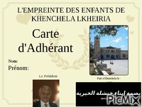 carte d'Adhérant - GIF animé gratuit
