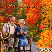 Liebe im Herbst - Free animated GIF