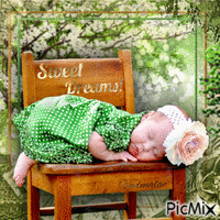 Sweet dreams little girl ...