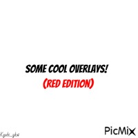 Overlays list (red) анимированный гифка